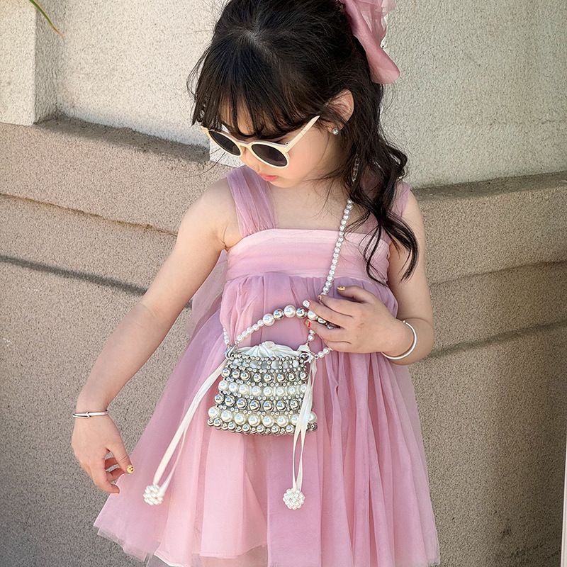 Handgehte gewebte Perle mit Perlen, Nischendesign, Kinder-Umhängetasche, elegantes und romantisches Accessoire_voghion.com