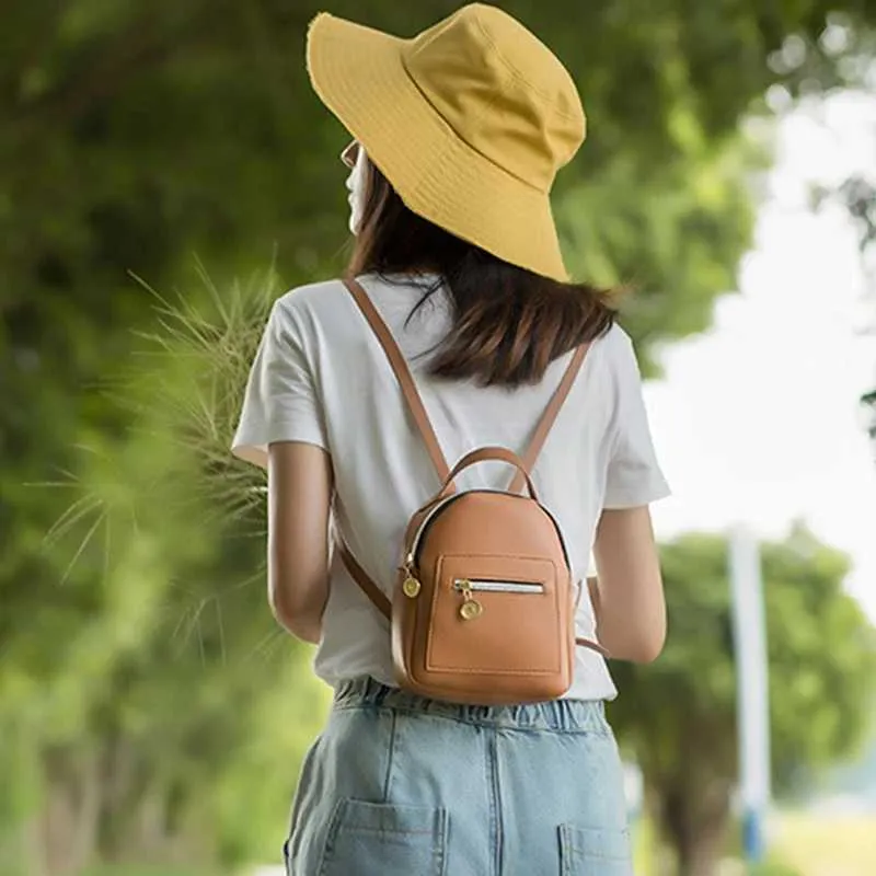 Markendesigner-Mode für Frauen Mini Soft Touch Multifunktions-kleiner Rucksack weibliche Damen Umhängetasche Mädchen Handtasche_voghion.com