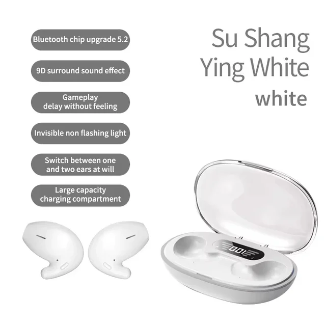 Wireless Sleep Earbuds Bluetooth Headphones Noise Reduction_voghion.com