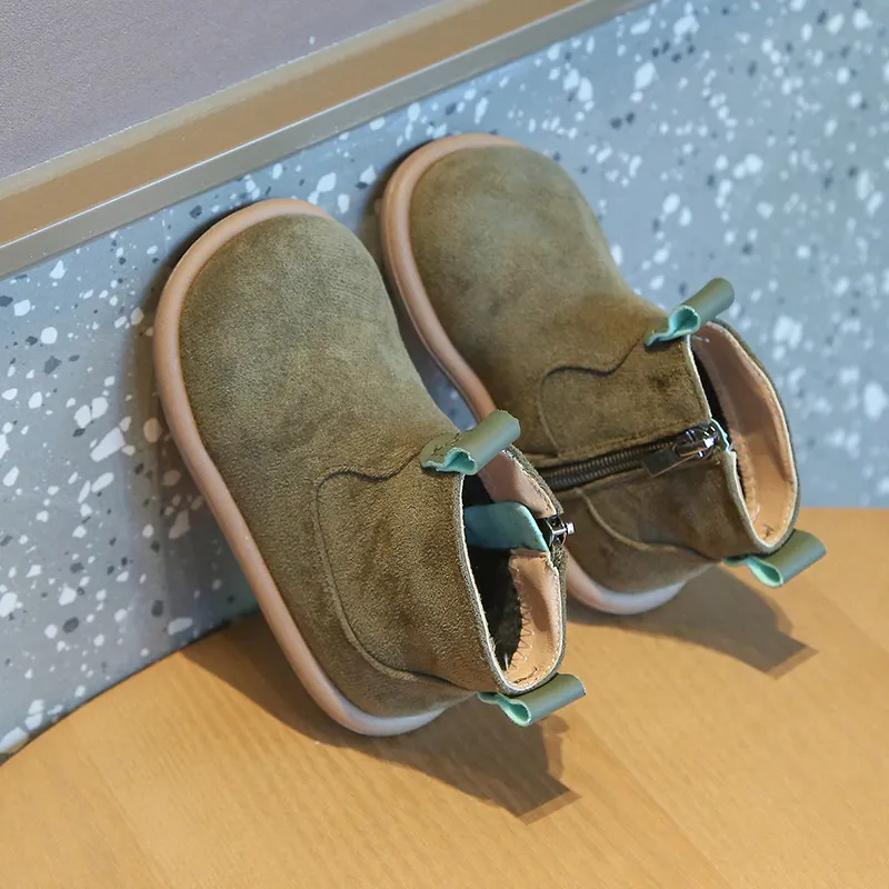 Herbst Winter Baby Jungen Mädchen Oxford Wildleder Kinder Casual Kidsnest Outdoor Anti-rutsch Kleinkind Schuhe Plüsch_voghion.com