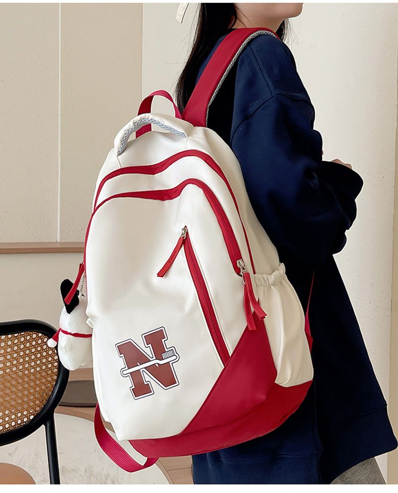 Mochila masculina e feminina de grande capacidade, à prova d'água, resistente ao desgaste, bolsa de viagem para curta distância ao ar livre, simples e_voghion.com