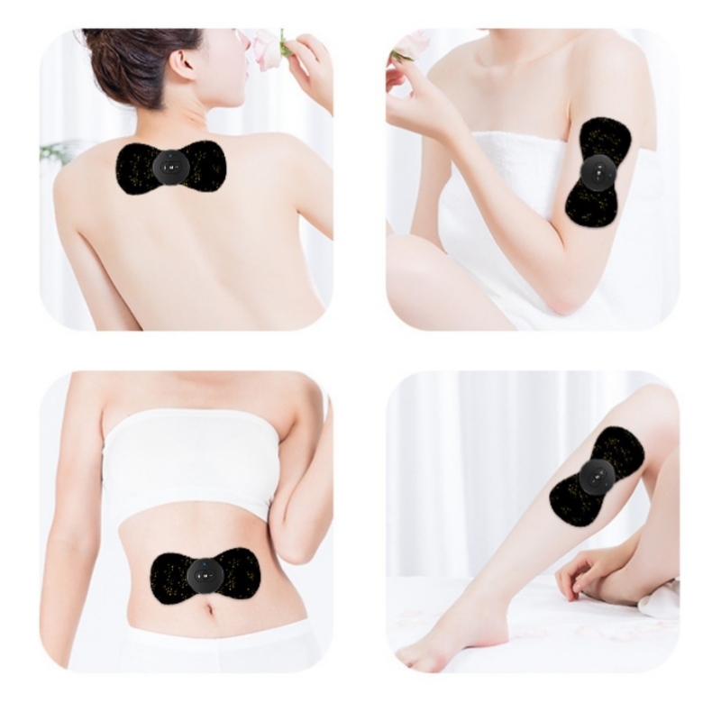 EMS Wireless Remote Control Cervical Massage Stimulator Portatile USB Elettrico Collo Schiena Massaggiatore Muscolare Sollievo Dal Dolore_voghion.com