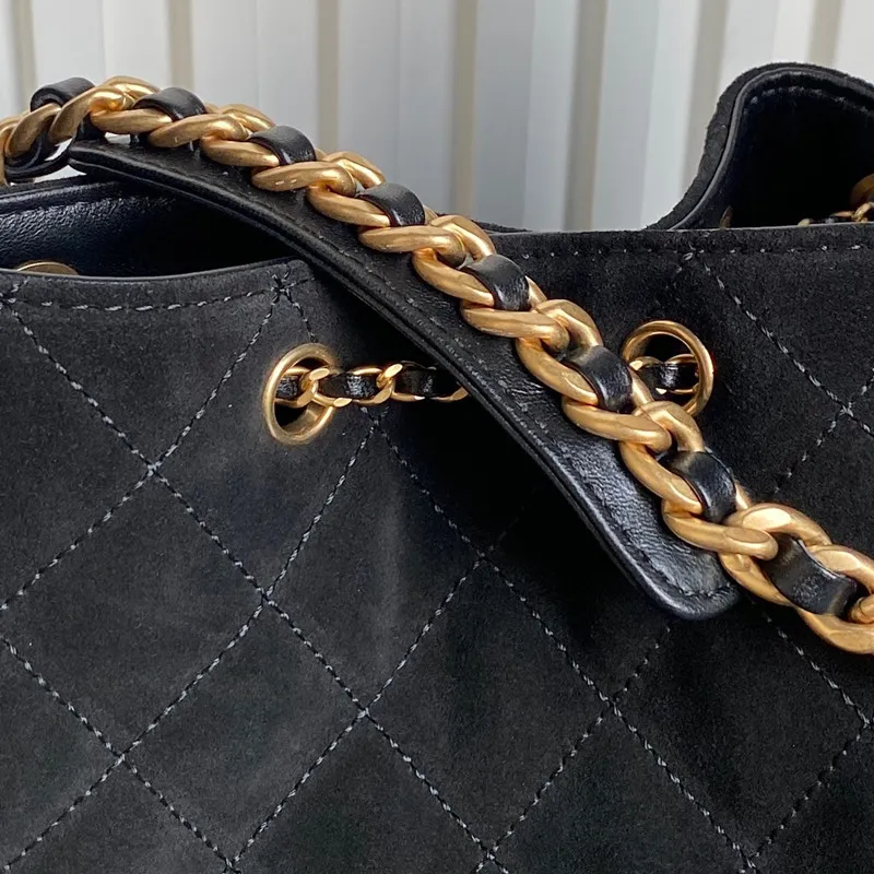 Borsa a tracolla Hobo 10a con coulisse e design a forma di secchiello con tracolla inclinata, borse da donna firmate 25C_voghion.com