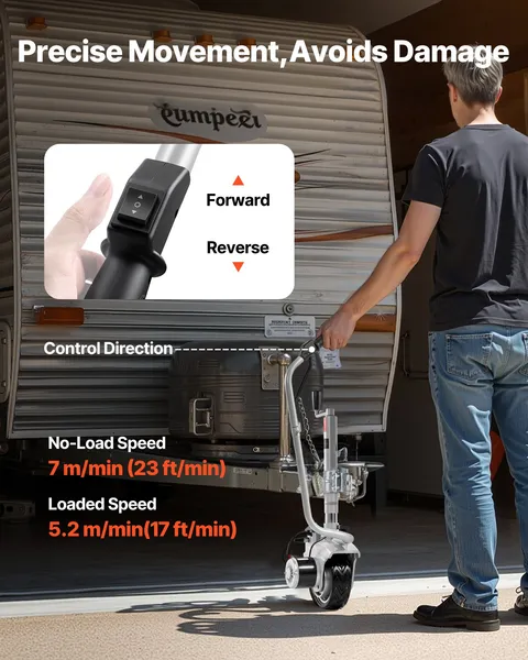 Elektrische rangerhulp voor caravan met gemotoriseerd neuswiel_voghion.com