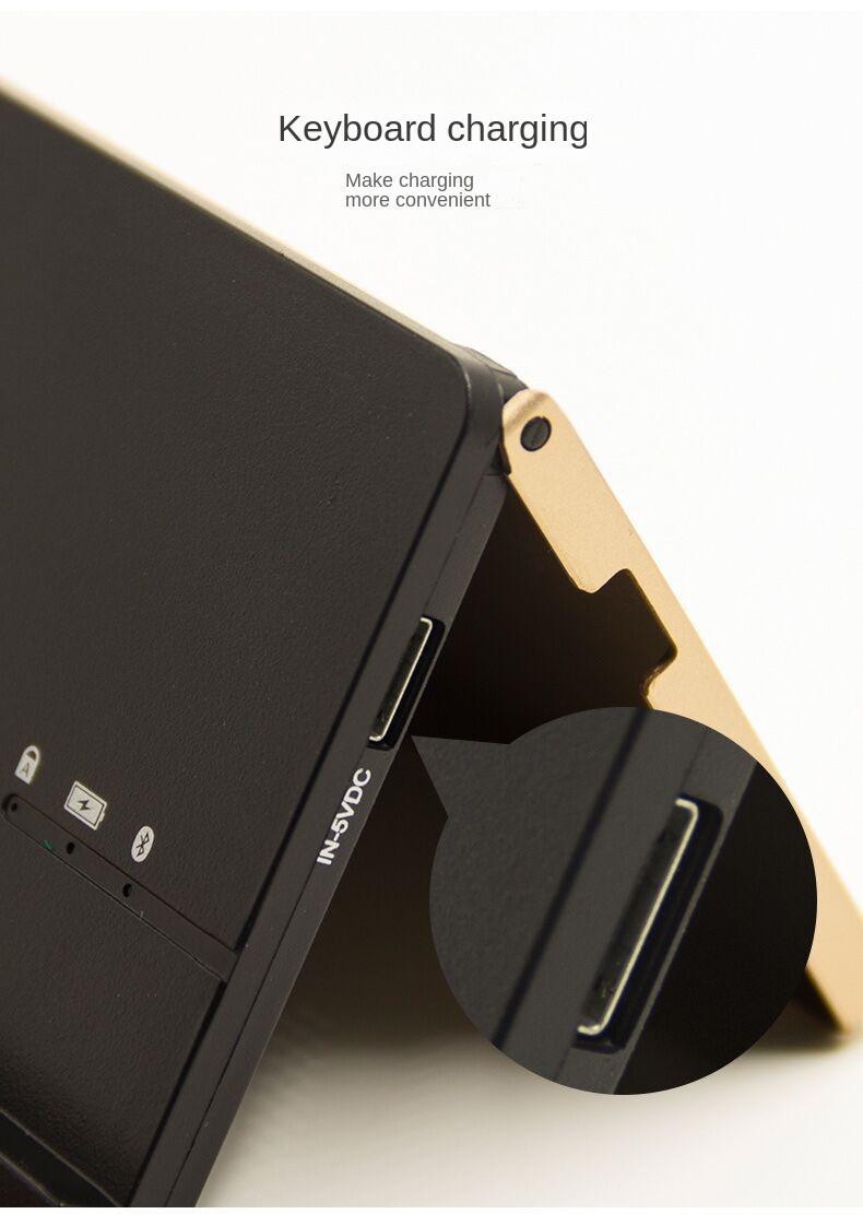 Mobile Phone, Tablet Computer, Three Systems, Universal Wireless Bluetooth Keyboard, Multimedia Folding Wireless Keyboard, Gifts_voghion.com