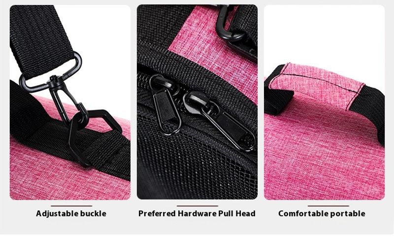 Katzentasche, neue zusammenklappbare tragbare Rauapsel-Haustiertasche aus Oxford-Stoff für den Außenbereich, tragbarer,_voghion.com