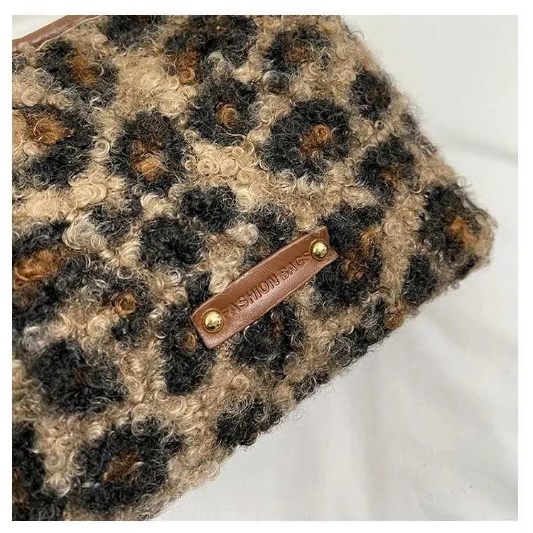 Sac messager à texture léopard pour femme, sac seau tendance, haut de gamme, collection automne-hiver 2024, Y241115_voghion.com