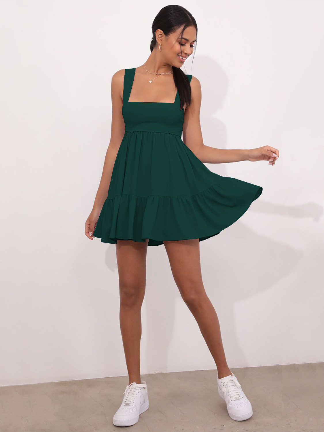 Damen-BH, sexy, offener Rücken, Träger, Rüschen, Trägerkleid_voghion.com