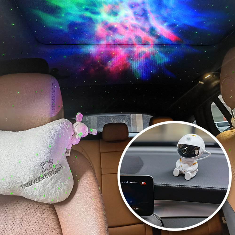Astronauti projektor Starry Sky Galaxy Stars projektor öövalgus LED-lamp magamistoa sisekujunduseks Dekoratiivsed öövalgustid_voghion.com
