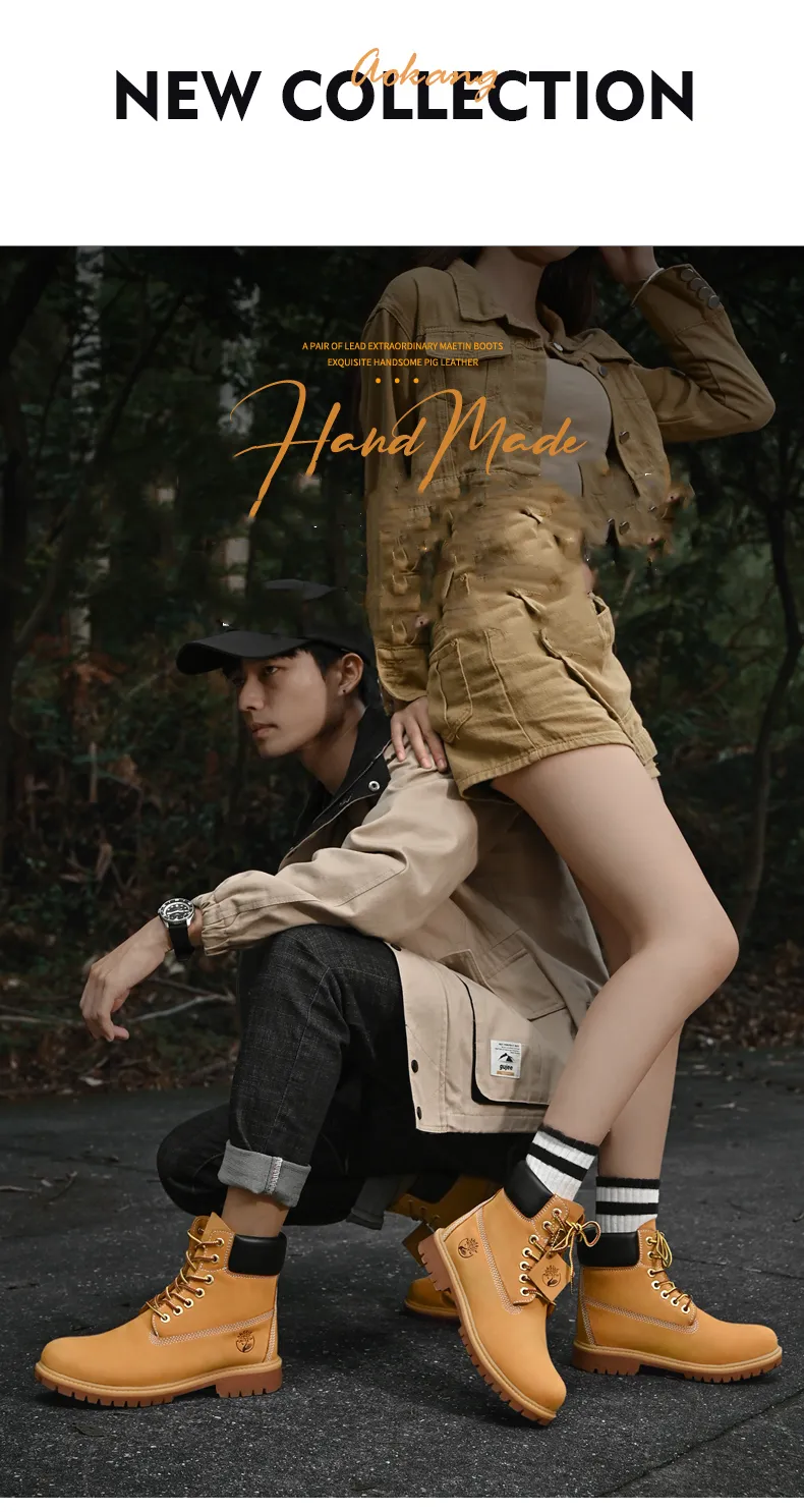 Men High Top Men's Leather Winter Fashion Plush Warm Shoes Outdoor Sneakers Lace Up Non-Slip Ankle Boots Male_voghion.com