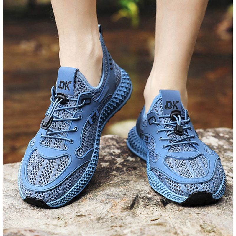 Net men 2024 new summer breathable hollow thin men's mesh leisure sports running air conditioning shoes_voghion.com