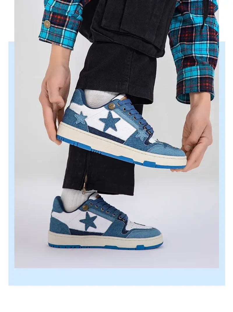 Modische Basketball-Sneakers: bequeme Casual-Sportschuhe mit weichen Sohlen_voghion.com
