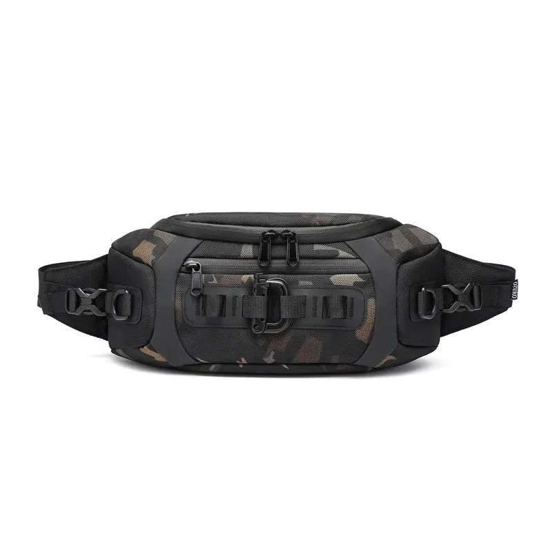 Mode für Männer Taille Outdoor Sports Tactical Fanny Pack Multifunktions wasserdichte männliche Brusttasche Herren Umhängetaschen 241028_voghion.com