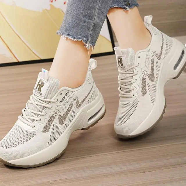 Sports Woman 2023 Women Trainers Shoes Ladies Sport Sneakers Flat Lightweight Soft Footwear_voghion.com