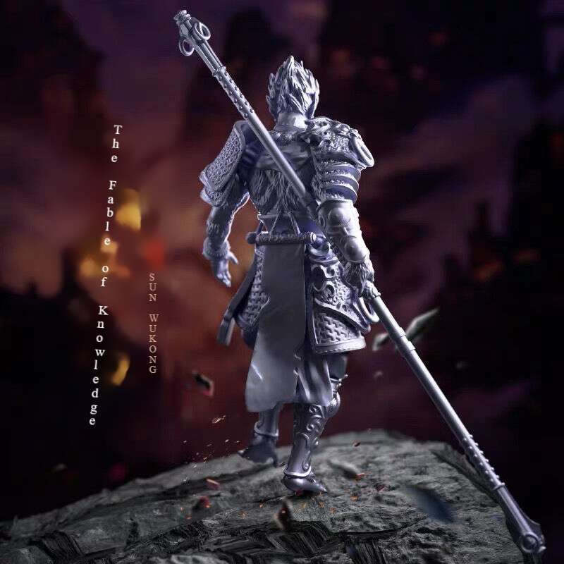Melnās spēles mitoloģija Sun Wukong Desktop Ornament Duel Sakauj Budas automašīnu Qi Tian Da Sheng_voghion.com
