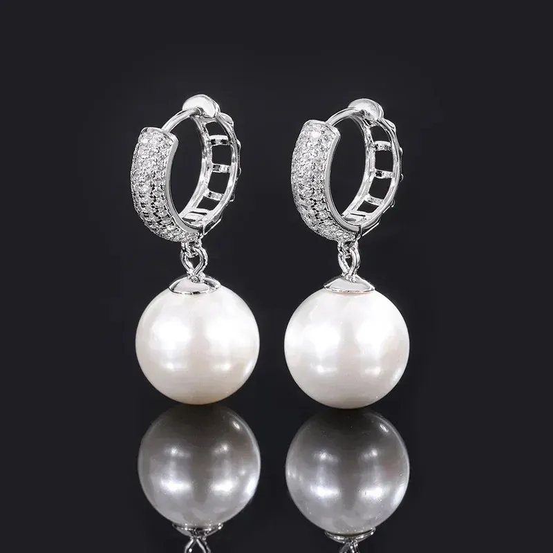 Orecchini pendenti con nappa retrò in perle di fritillaria in argento Sterling 100%, regalo di compleanno per le donne, gioielli per anniversario di matrimonio_voghion.com