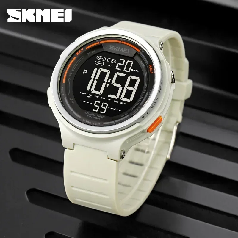 Waterproof Digital Sport Watch For Men With Led Light And Display_voghion.com