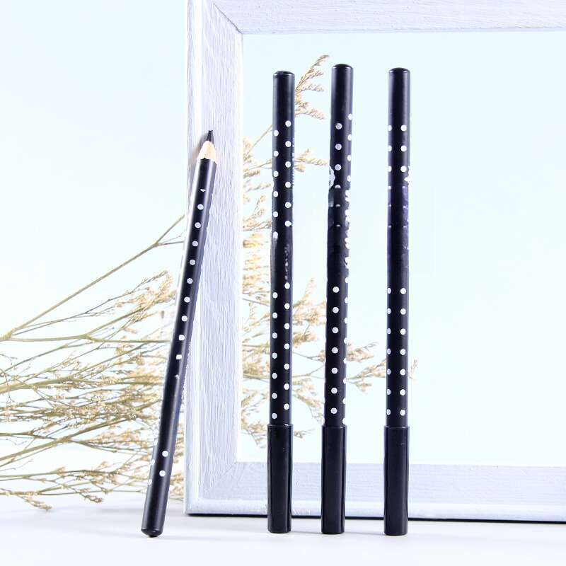 Long Lasting Non Smudge Eyeliner Black Eyeliner Stylish Dot Pattern Low Cost Makeup Pencil_voghion.com