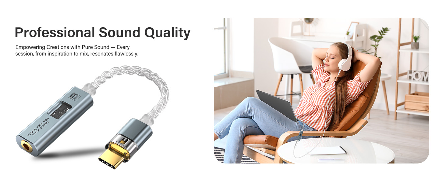 Usb C Dac Adapter Hi-fi Stereo Kopfhörerverstärker_voghion.com