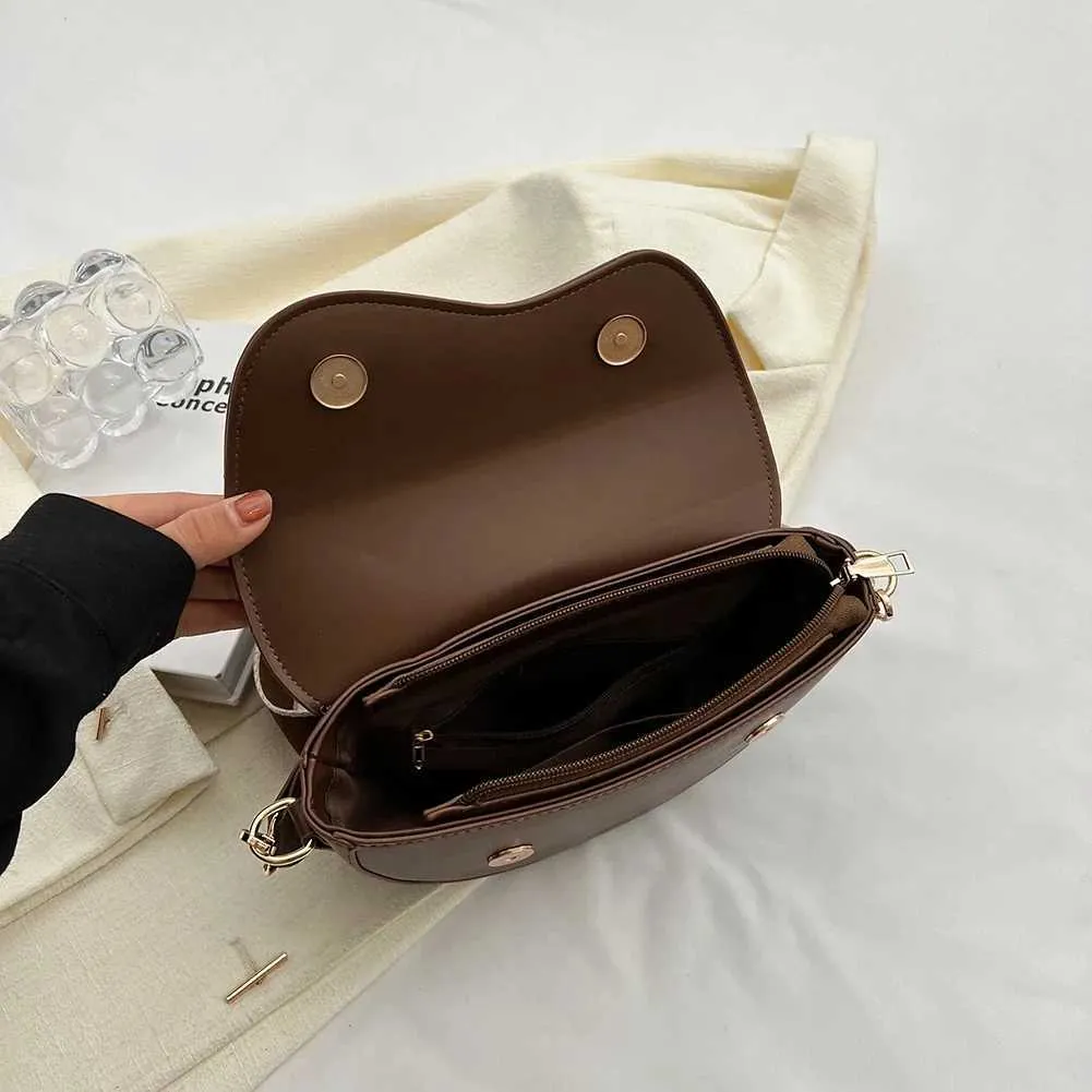 PU Leder Sattel Achselhöhle Taschen für Frauen 2023 Marke Schulter Crossbody Damen Vintage Unterarm Handtaschen Geldbörse Tasche_voghion.com