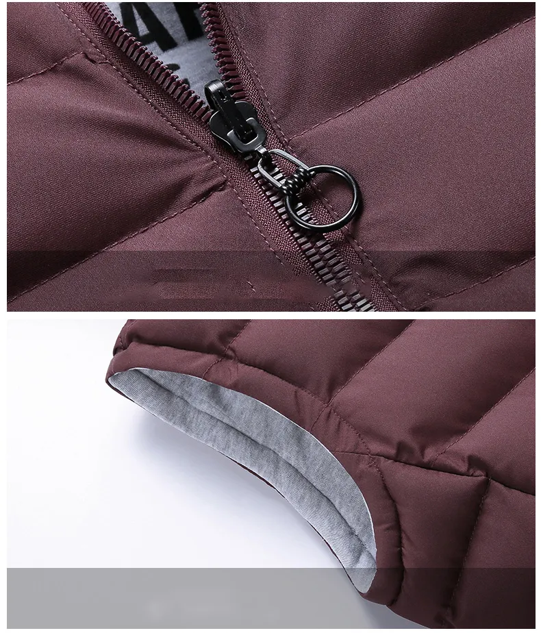 Herrenwesten Marke Weste Winter Ärmellose Jacken Daunen Männer Mit Kapuze Warm 2023 Casual Outwear Hut Abnehmbare Außenseite_voghion.com