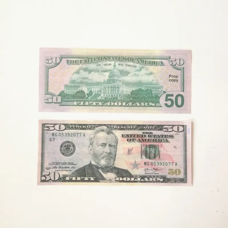 Prop Other Festive Supplies Party Fa K E Money Banknote 1 5 10 20 50 100 US Dollar Euros Realistic Toy Bar Props Copy_voghion.com