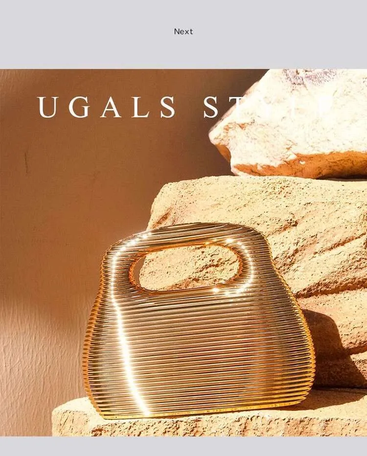 Borsa a tracolla da donna con motivo a onde a righe quadrate, in acrilico, da sera, per feste di nozze_voghion.com