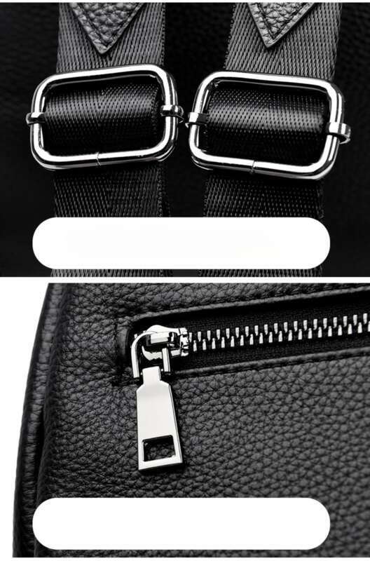 Nova bolsa de couro feminina com pingente de urso e ombro duplo, grande capacidade_voghion.com