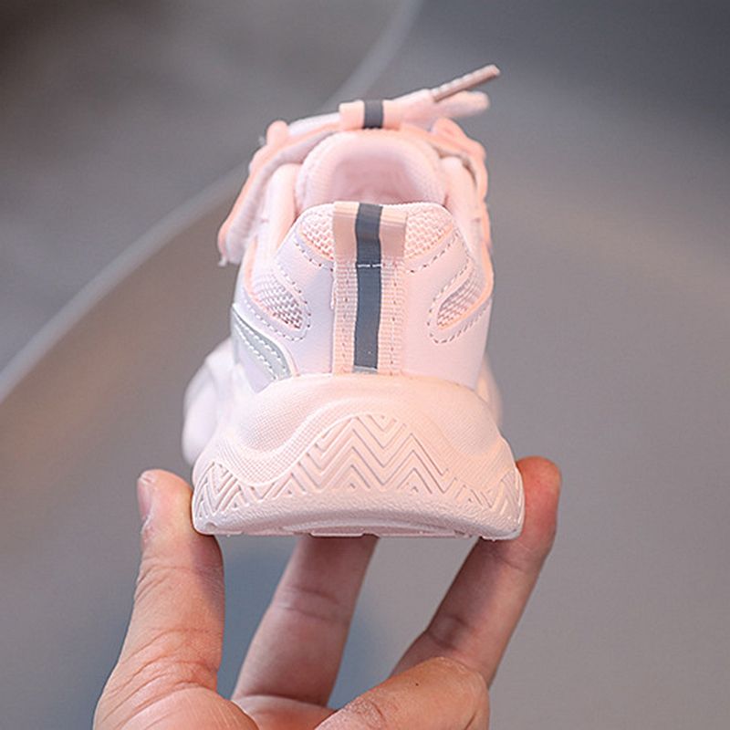 SH Kids Sport Fashion Mesh Respirant Garçons Baskets Printemps Automne Enfants Filles En Plein Air Course Chaussures Décontractées S037B_voghion.com