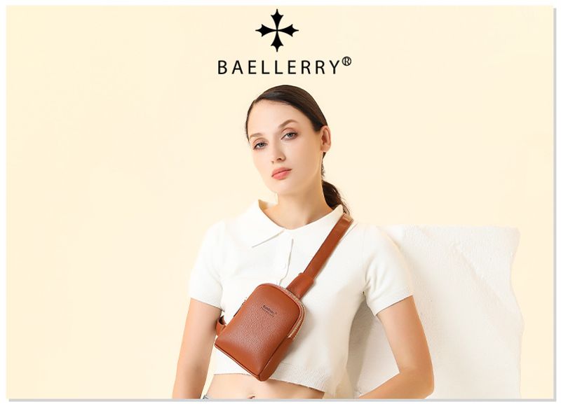 Baellerry nouveau sac messager à double fermeture éclair pour femme de style coréen, sac de téléphone portable simple et polyvalent, vente en gros_voghion.com