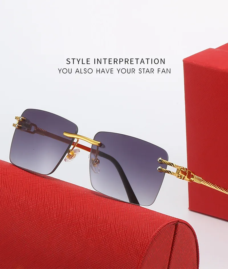 Latest men women metal sunglasses model fashion eyewear 2053 02812 318616 anti-ultraviolet lens eye protection Outdoor_voghion.com