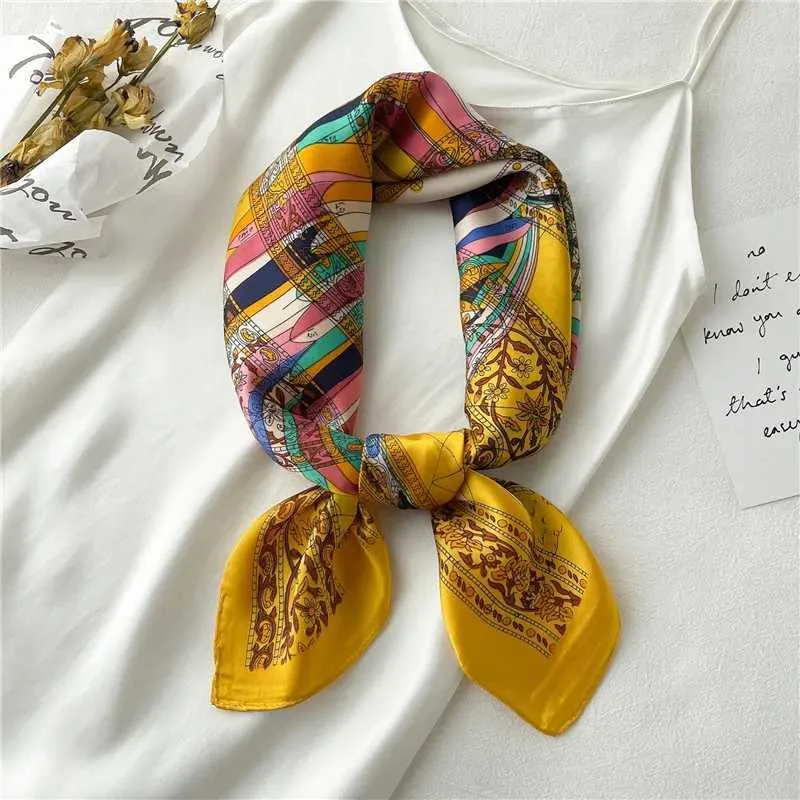 2025 Seidenschal Print Kopftuch Katze Haar Wrap Halstuch Weibliche Satin Quadrat Schal Für Frauen Stirnband Foulard Hijab_voghion.com