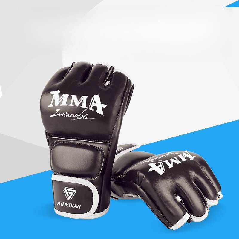Adult And Children's Sanda Training, MMA Muay Thai Combat, Punching Bags, Men's And Women's Half Finger Boxing Gloves, Boxing Gloves_voghion.com