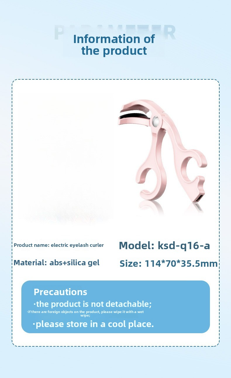 Portable Frameless Wide-Angle Eyelash Curler - One-Squeeze Long-Lasting Hold Lash Styling Tool_voghion.com