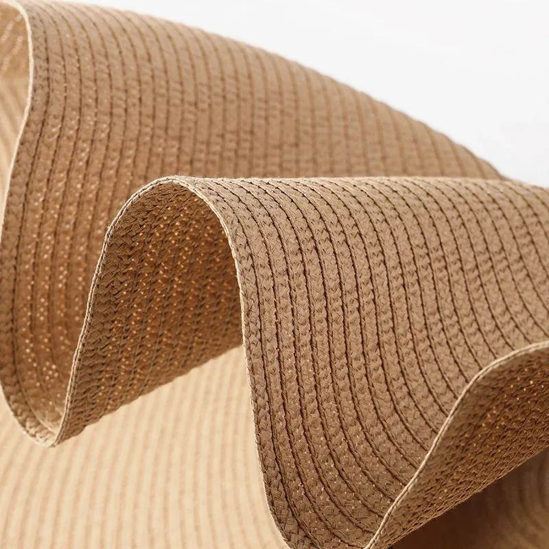 Foldable Women Oversized Ppy Straw Hat 70cm Diameter Large Brim Summer Sun Hats Panama Travel Beach Wholesale 240619_voghion.com