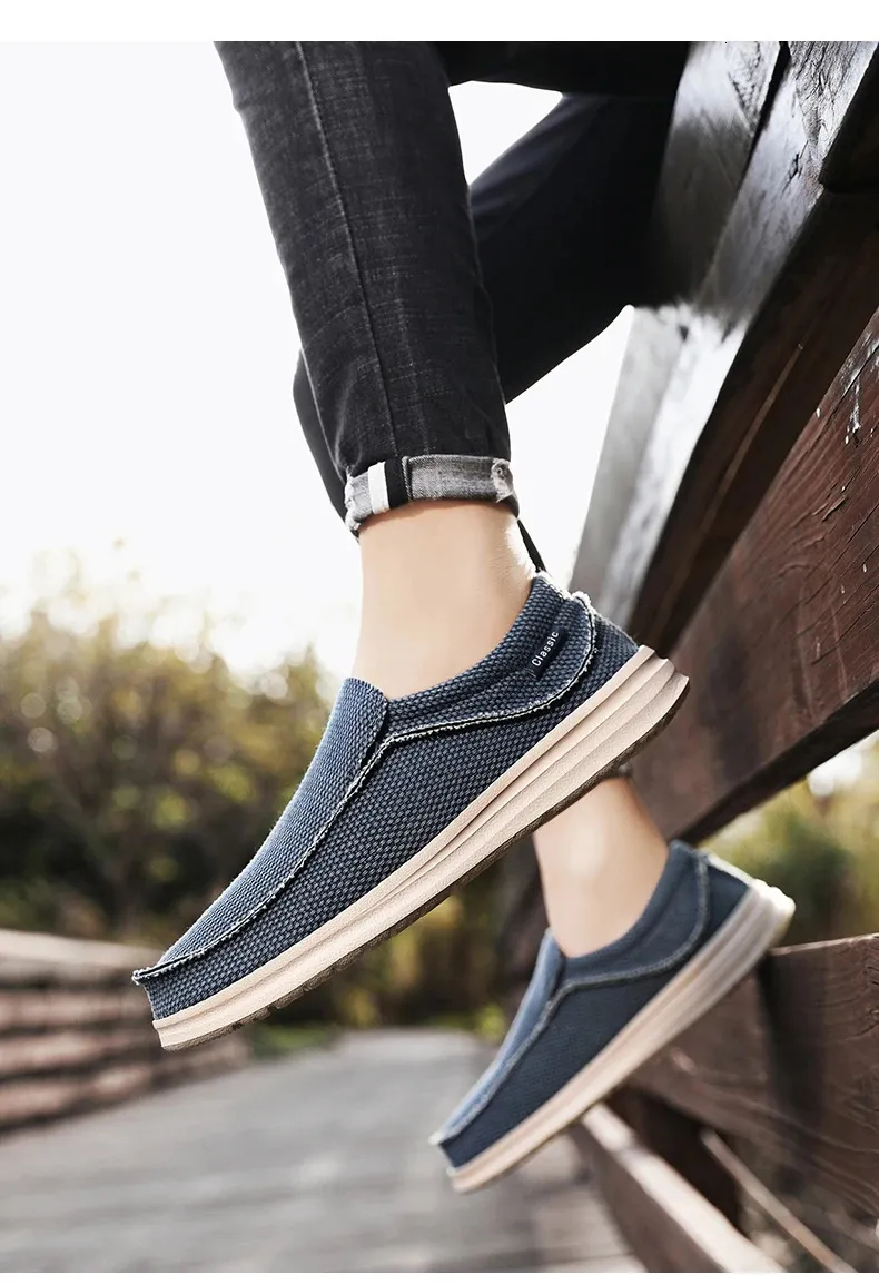 Chaussures décontractées pour homme, printemps-été, en toile respirante et confortable, semelle souple vulcanisée, idéales pour la marche, la conduite et les activités de plein air (réf. 241205)._voghion.com