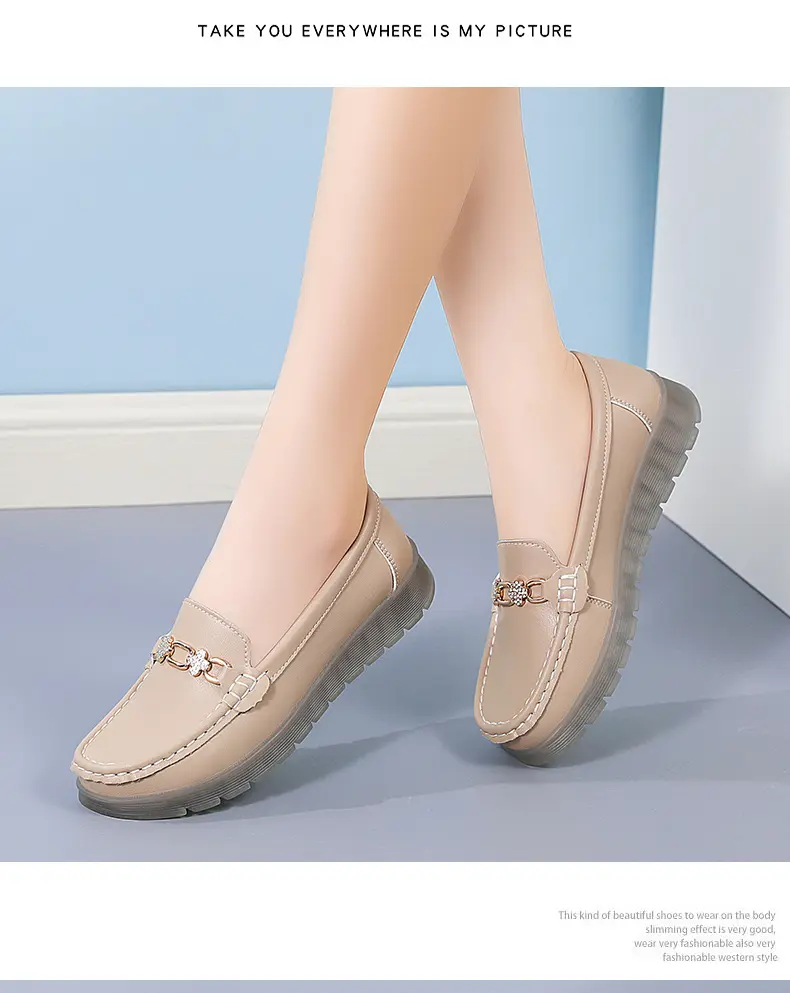 Scarpe casual donna comode con suola morbida antiscivolo basse_voghion.com
