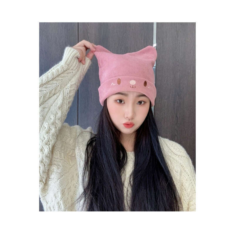 winter, Maternity, Spring And Fall Children's Knitted Headband Windproof Cap, Small Face Exposed_voghion.com
