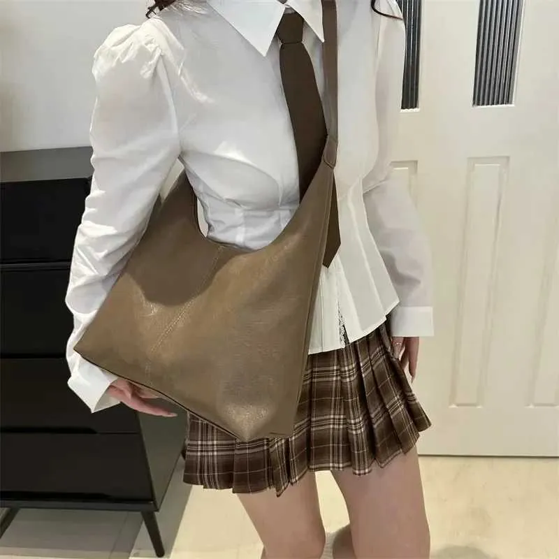 Women's Shoulder Bag And Handbag Pu Leather Casual Simple Style_voghion.com
