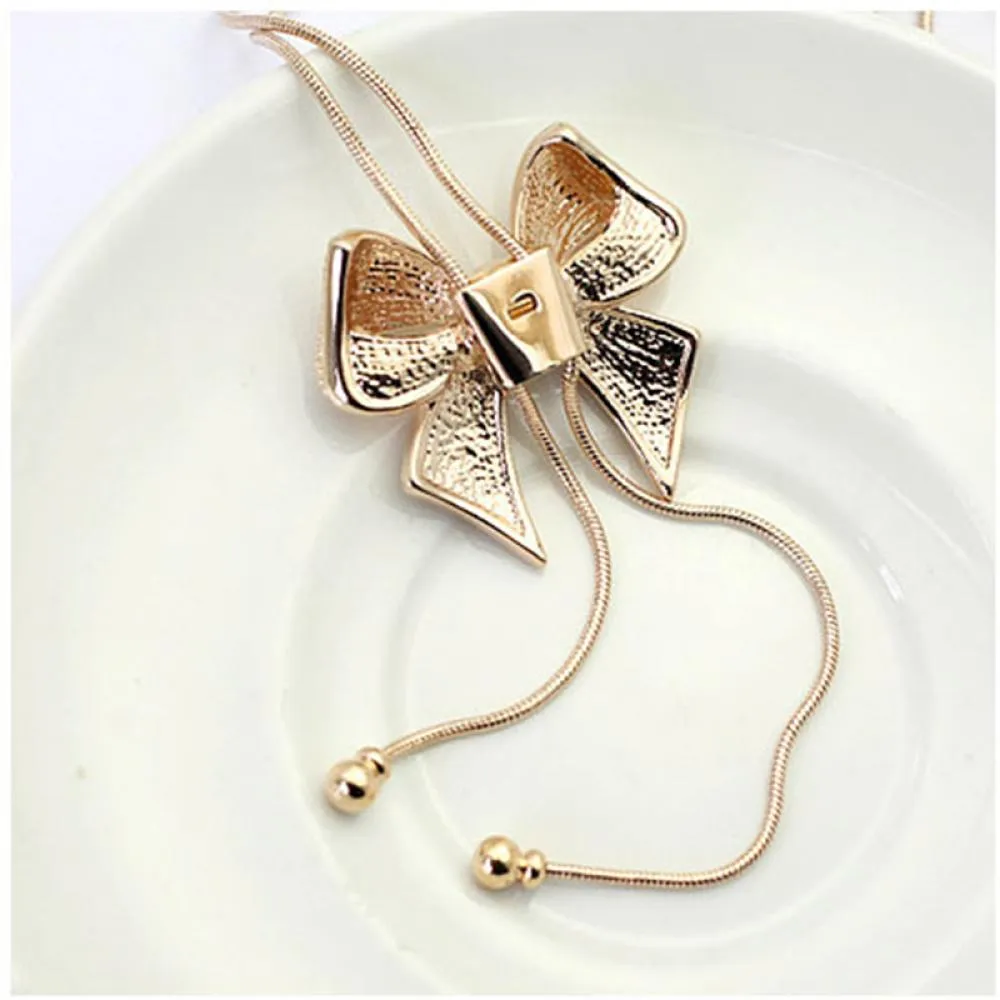 Colliers pendentifs mode coréenne collier papillon réglable longue chaîne de pull femme personnalisé tendance élégant_voghion.com