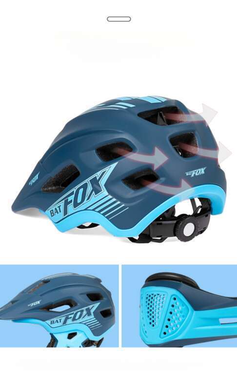 Cască BATFOX pentru bicicletă fără pedale, bicicletă de munte, cască integrală pentru copii_voghion.com