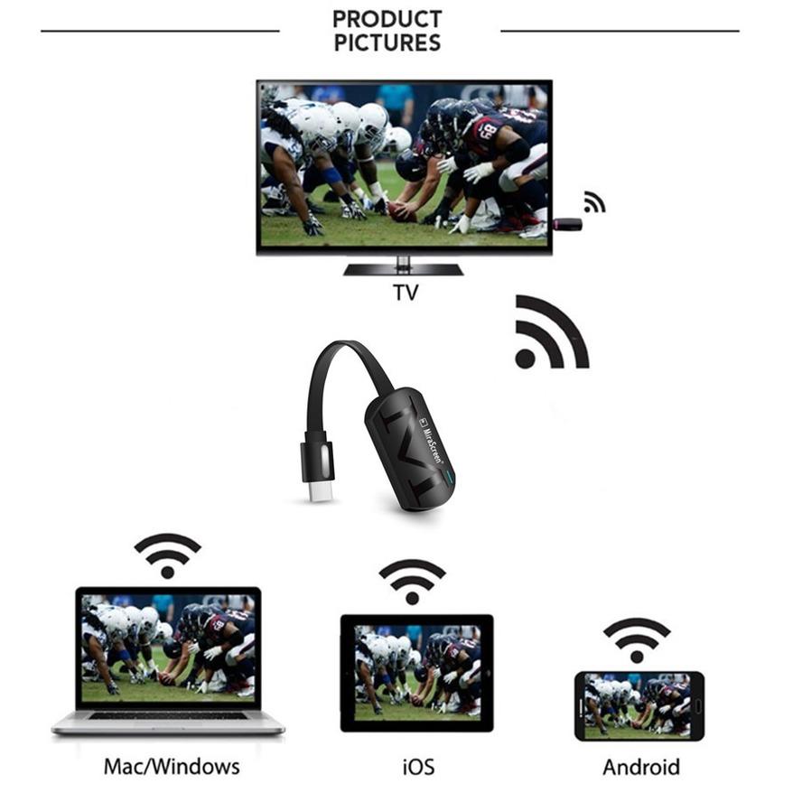 G4 TV-Stick WiFi Display Receiver DLNA Miracast Airplay Spiegel Bildschirm HDMI-kompatibel Android IOS Mirascreen Dongle_voghion.com