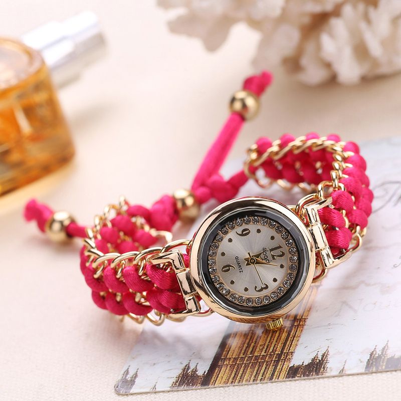 Yamaler Chronomat Elegant Design Easy to Read 10 Colors Women's Quartz Watch for Travel_voghion.com
