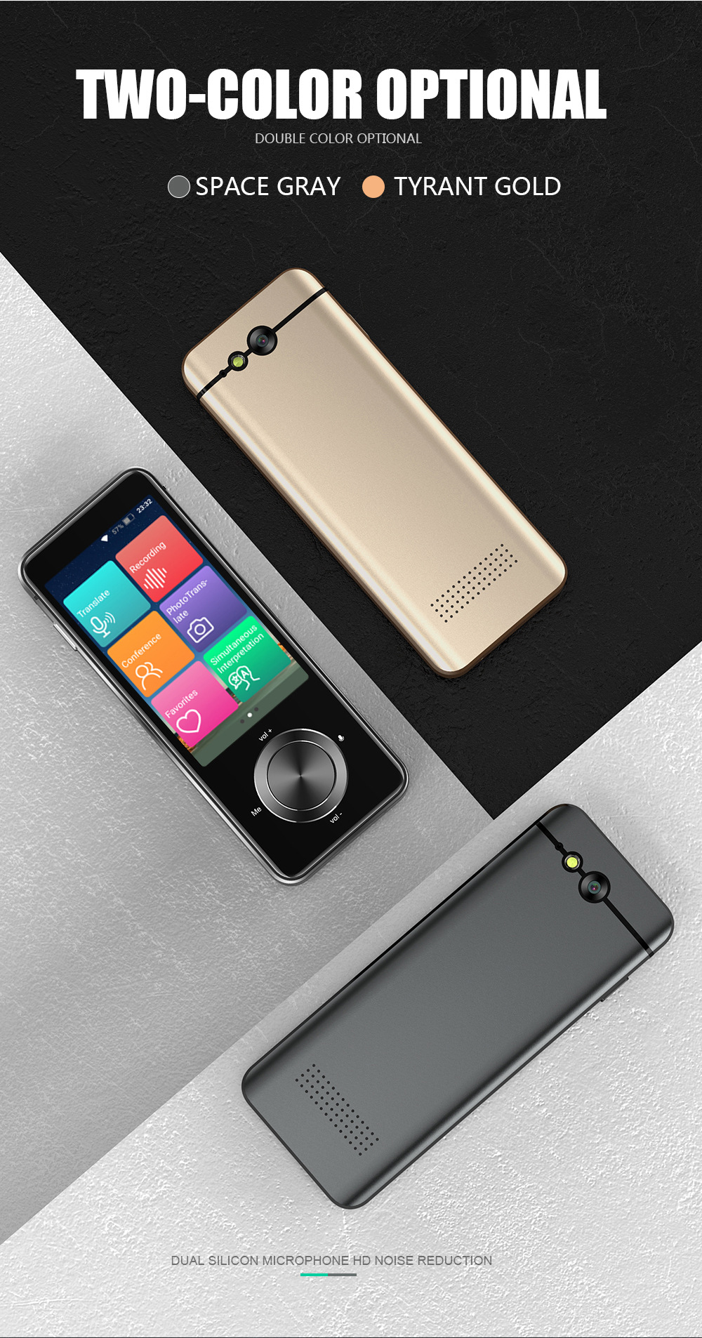 M9 Smart Voice Translator – Multilingual Instant Translation Device With WiFi, Photo & Voice Translation, Language Learning Tool_voghion.com