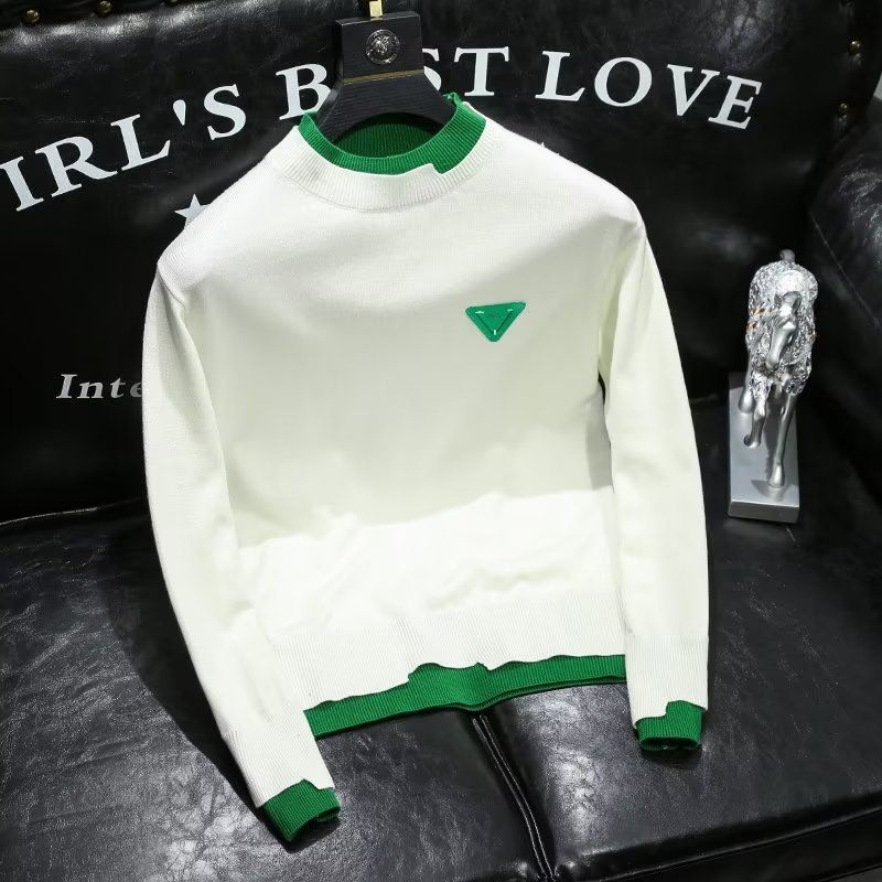 Men's Clothing 2024 autumn round neck sweater long sleeve handsome fashion personality all-match high-end niche top men_voghion.com