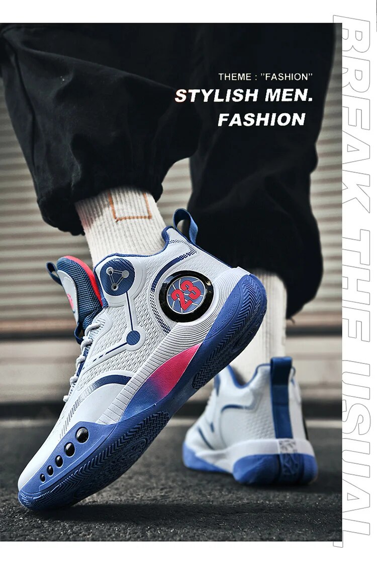 Moda Basket per uomo Uomo Palestra Allenamento Sport Popolare Colorato Impermeabile Casual Scarpe antiscivolo Scarpe da ginnastica da uomo_voghion.com