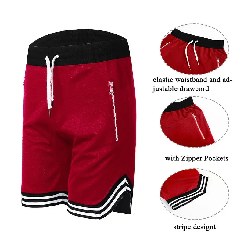 Mens Sports Basketball Shorts Mesh Quick Dry Gym For Summer Fiess Joggers Casual Breathable Short Pants Scanties Male_voghion.com