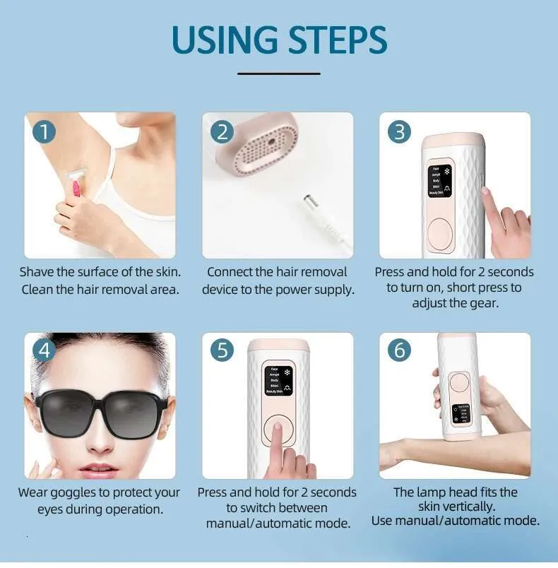 ACZT Quality Goods IPL Permanent Hair Removal - Bikini, Legs, Underarms, Pain-Free_voghion.com