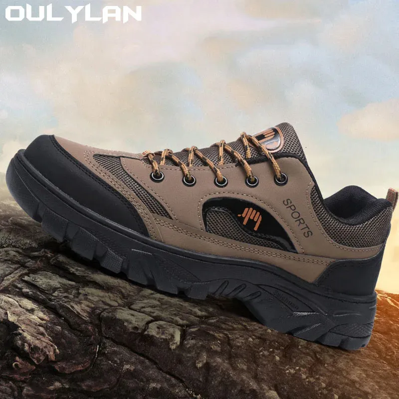 Oulylan Scarpe da trekking antiscivolo per uomo, da arrampicata, sportive, per il tempo libero, da corsa, da trekking, da ginnastica 240619_voghion.com