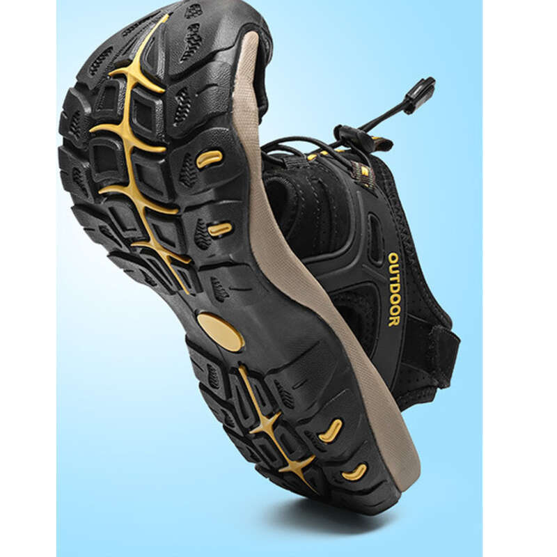 Große Sommer-Strandschuhe aus Rindsleder mit weicher Unterseite, Outdoor-Freizeitsandalen für Herren_voghion.com